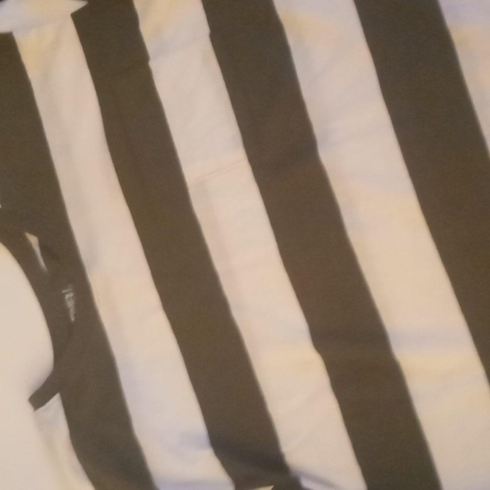 A striped T-shirt